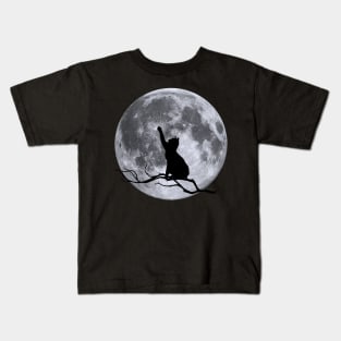 Moon Kitty Kids T-Shirt